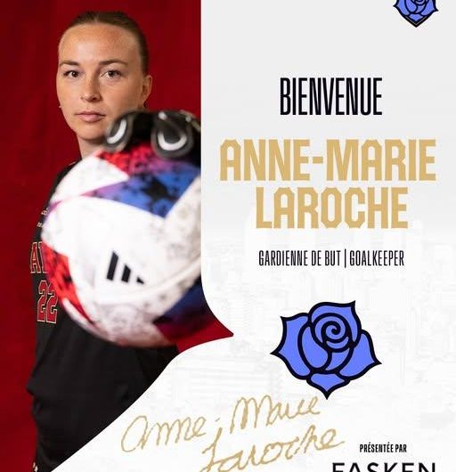 ANNE-MARIE LAROCHE AVEC LES ROSES DE MONTRÉAL !