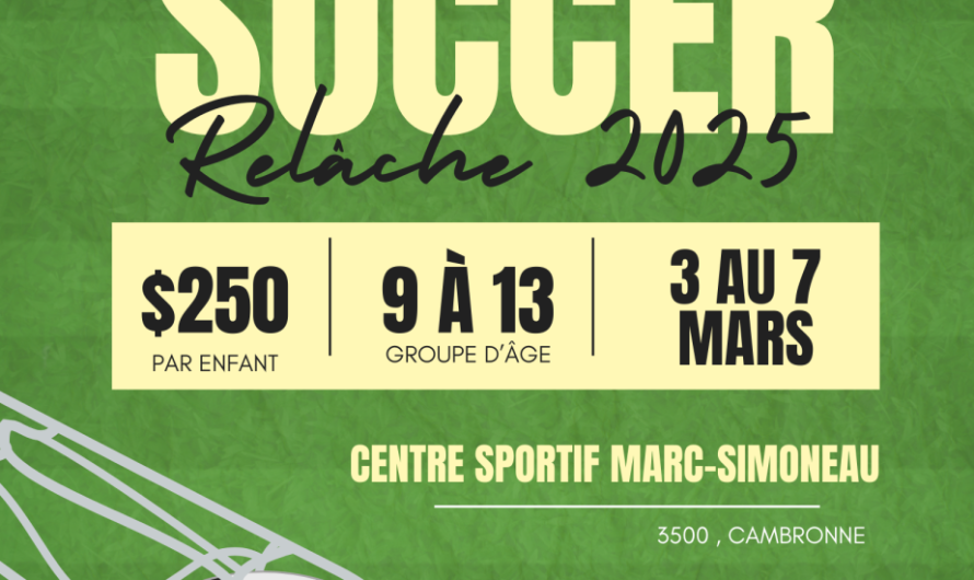 Camp de la relâche 2025