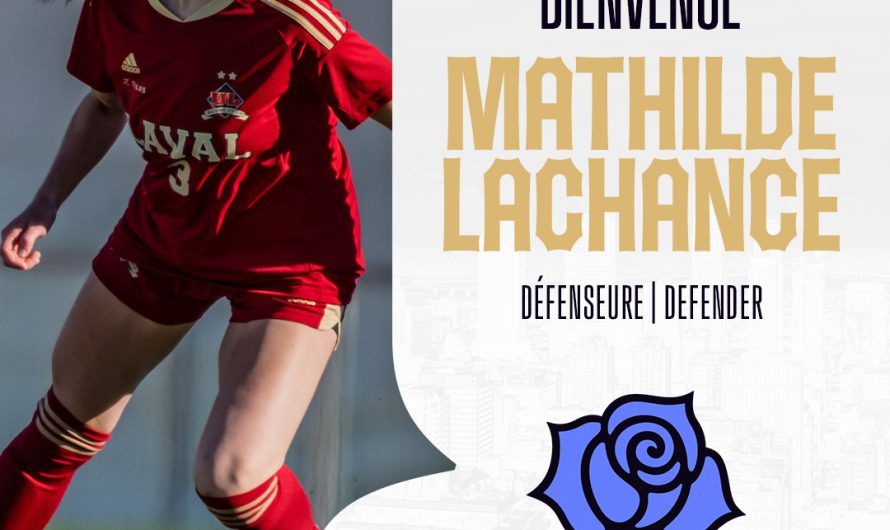 MATHILDE LACHANCE AVEC LES ROSES DE MONTRÉAL !