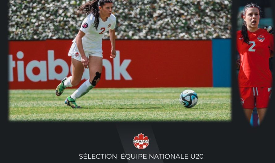 FÉLICITATIONS À INES NOURANI POUR SA SÉLECTION AVEC LE U20F DU CANADA !